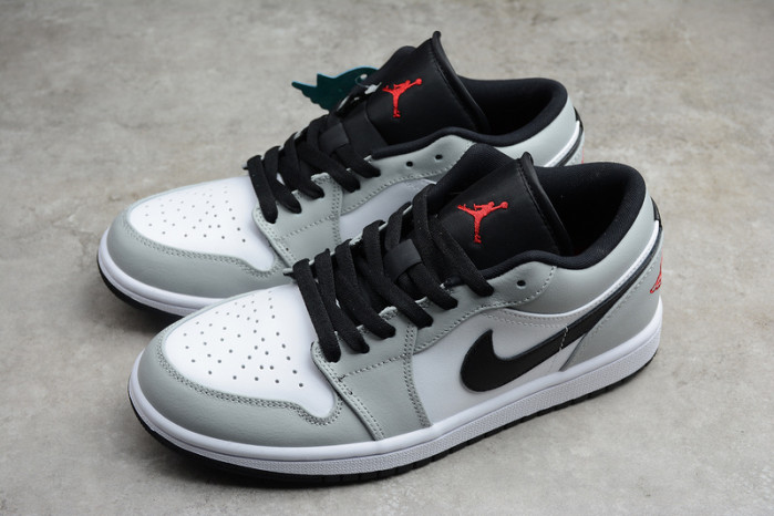 air jordan 1 low light smoke grey - 553558-030