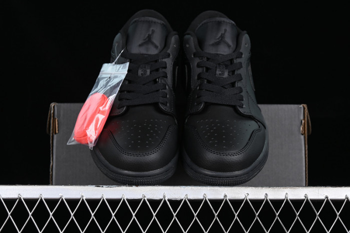 jordan 1 low triple black - 553558-091