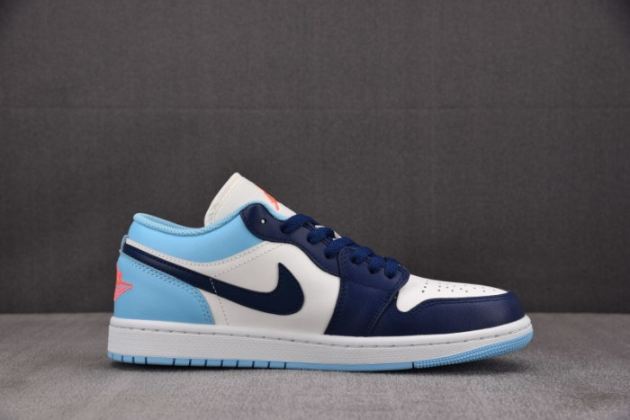 Air Jordan 1 Low Sail Blue Chill 553558-149
