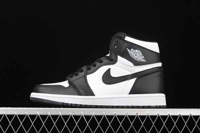 air jordan 1 retro high og ''black/white'' - 555088 010