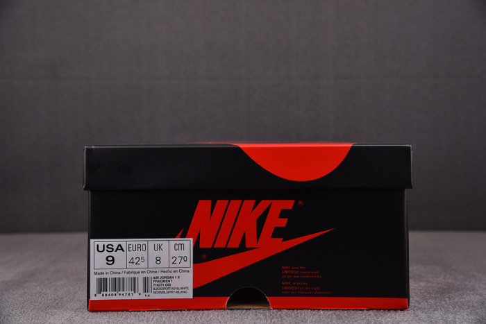 air jordan 1 retro “fragment” black/sport royal-white mens 716371-040