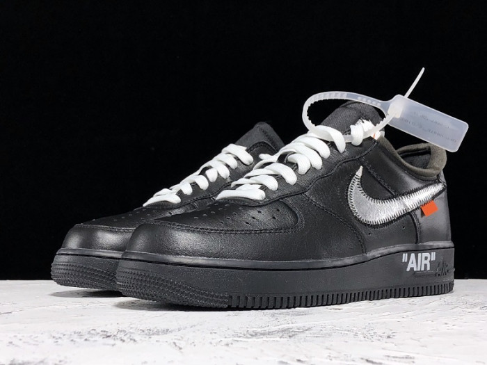 ofw x moma x nike air force 1 07 low black - av5210-001
