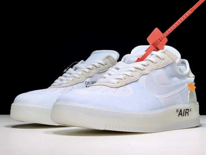 nike air force 1 low ofw all white - ao4606-100