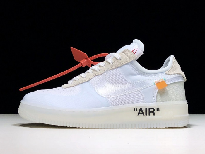 nike air force 1 low ofw all white - ao4606-100