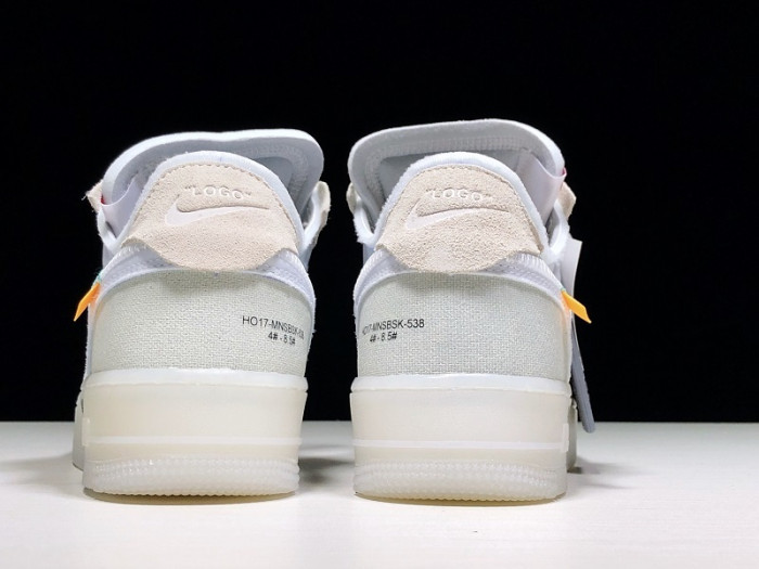 nike air force 1 low ofw all white - ao4606-100