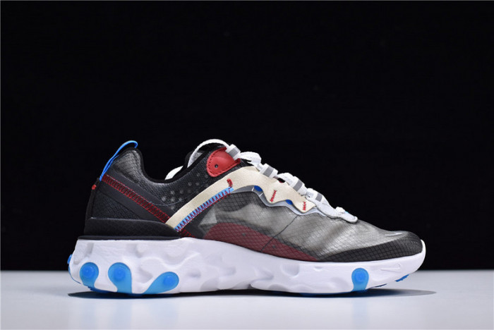 nike react element 87 dark grey photo blue aq1090-003