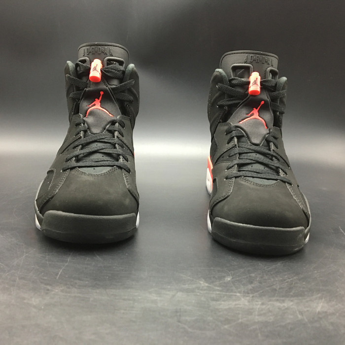 AIR JORDAN 6 RETRO "INFRARED 2014" BLACK MENS 384664-023