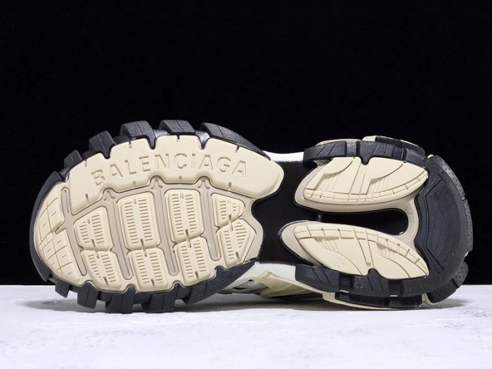 bl track trainers sneaker beige black h903p069