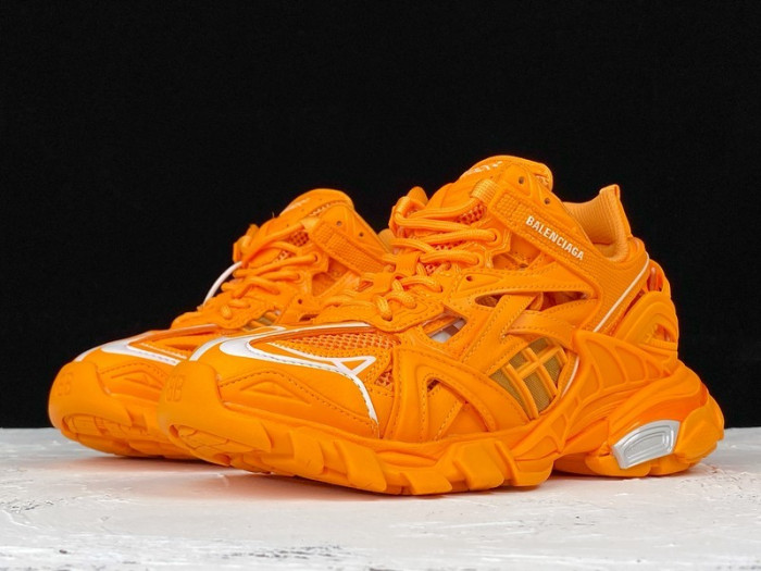 bl track trainers sneaker orange h903p074