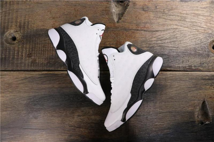 air jordan 13 retro sngl day "love and respect" black/ white mens 888164-112