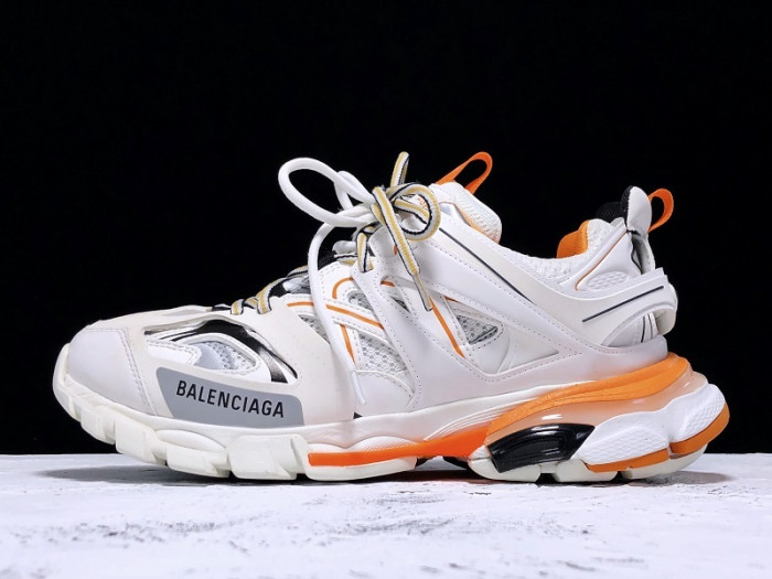 bl tess s. gomma trek low sneakers white orange h903p029