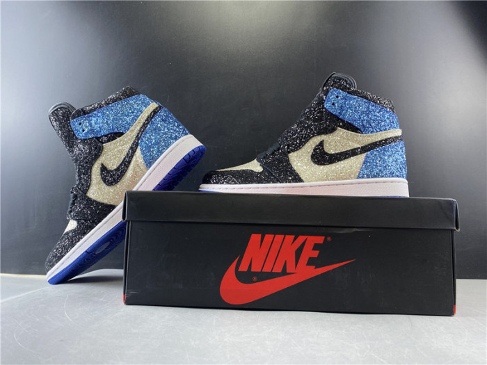 FRAGMENT DESIGN X NIKE AIR JORDAN 1 “GLITTER” CK5566-400