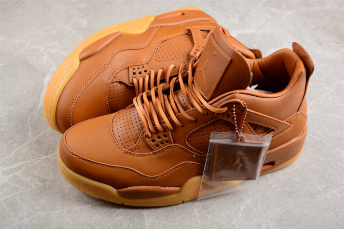 jordan 4 retro ginger wheat men