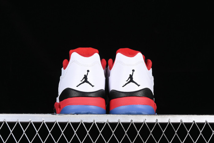 air jordan 5 retro low fire red white/black/red 819171-101