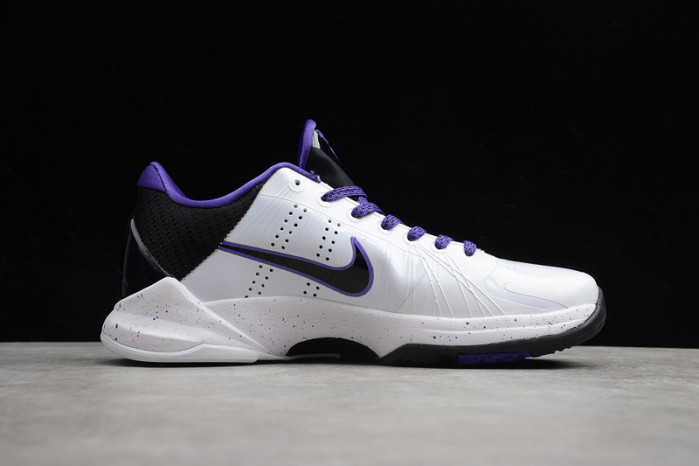 zoom kobe 5 inline white/black-vrsty purple 386429-101