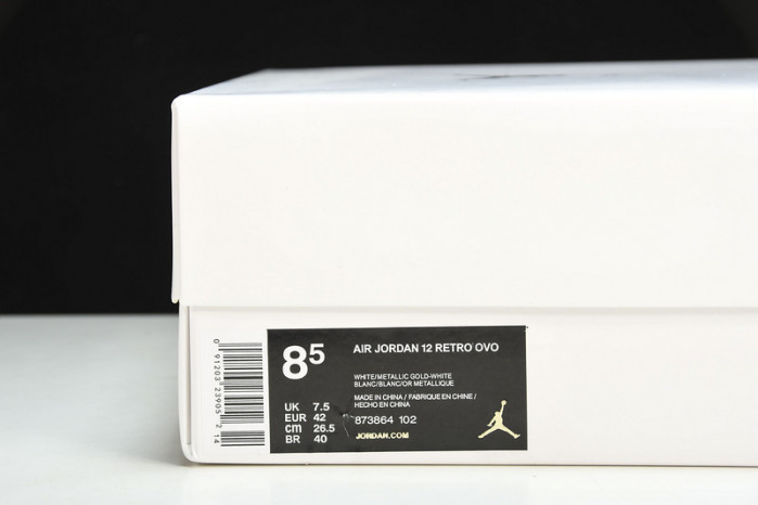 jordan 12 retro ovo white - 873864-102