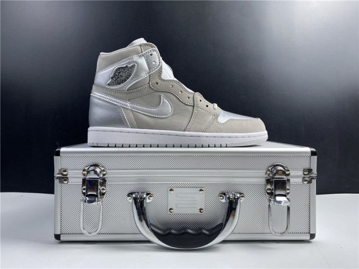 air jordan 1 japan neutral grey metallic silver dc1788-029 (with special box)