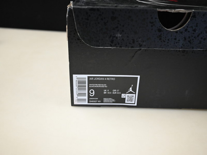 air jordan 4 “red cement” dh6927-161