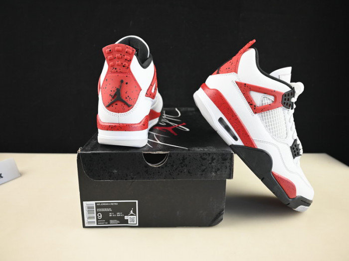 air jordan 4 “red cement” dh6927-161