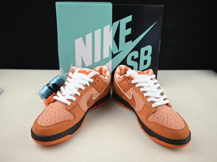 concepts x nike sb dunk low "orange lobster" fd8776-800