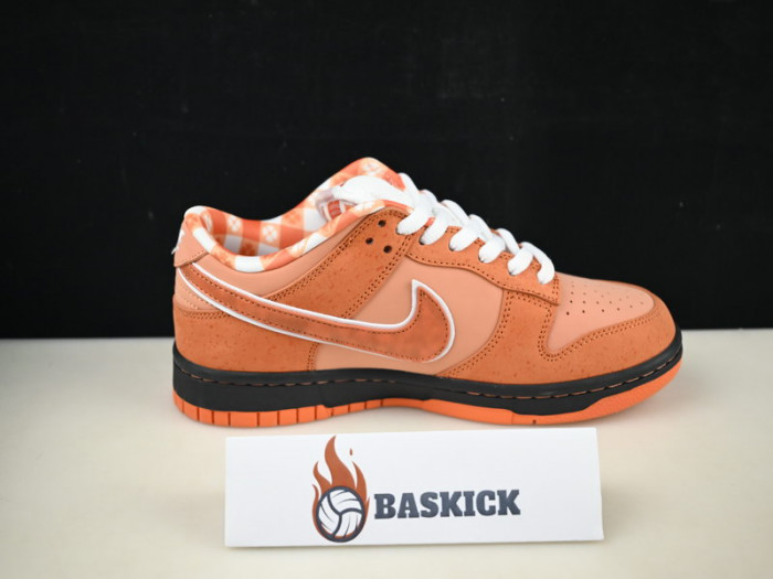 concepts x nike sb dunk low "orange lobster" fd8776-800