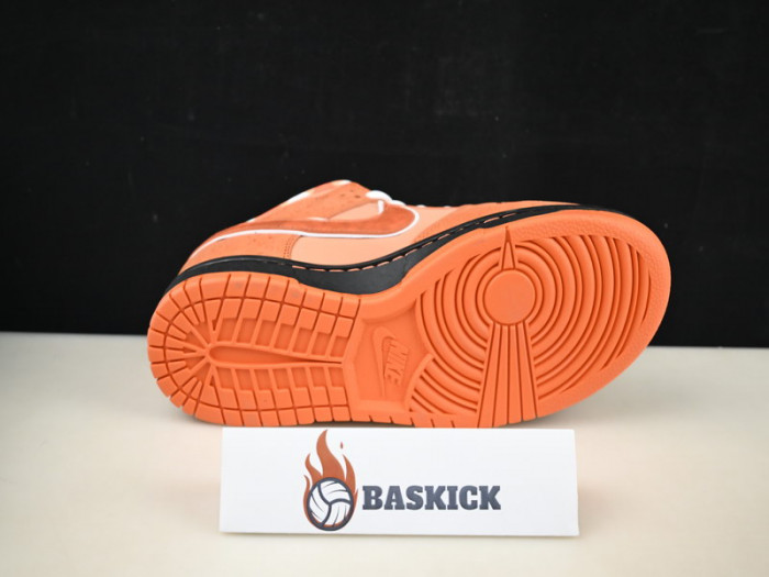 concepts x nike sb dunk low "orange lobster" fd8776-800