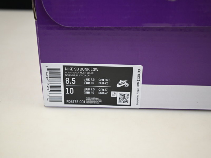 nike sb dunk low rammellzee fd8778-001