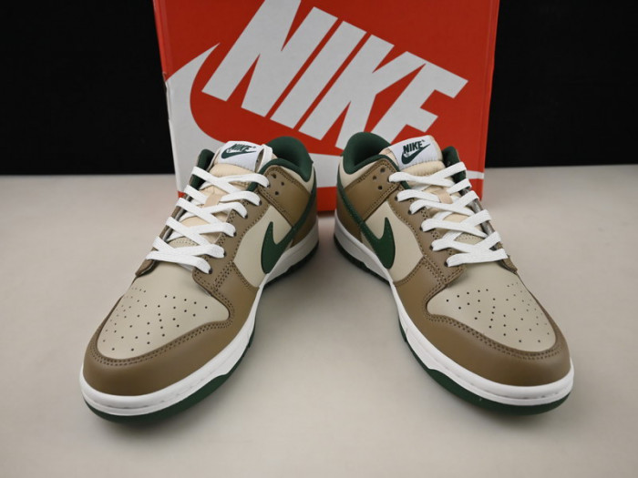 nike dunk low tan green fb7160-231
