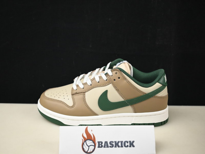 nike dunk low tan green fb7160-231