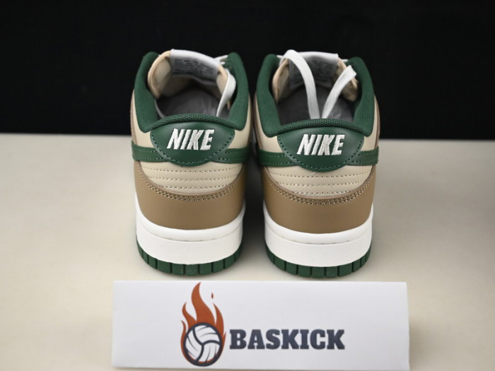 nike dunk low tan green fb7160-231