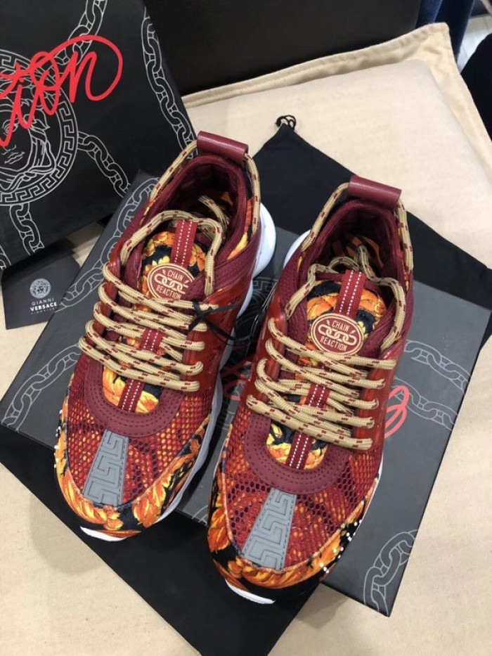 vse chain reaction red sneaker