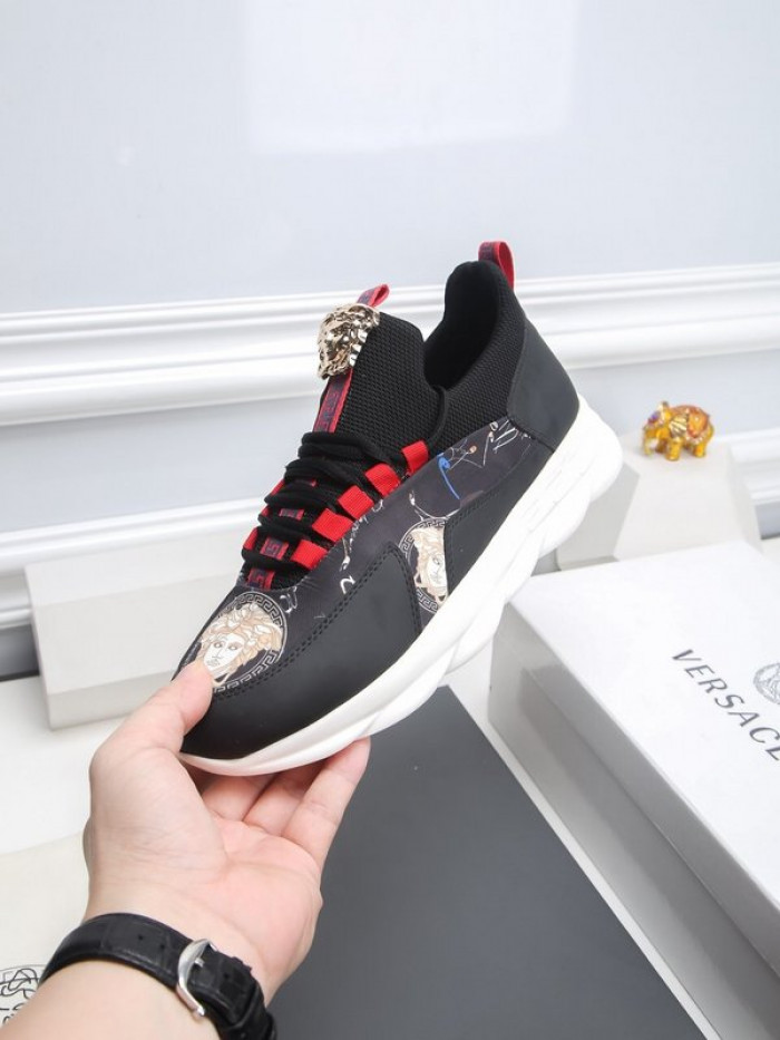 vse chain reaction black sneaker