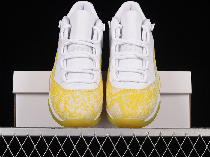 air jordan 11 low wmns “yellow snakeskin” ah7860-107
