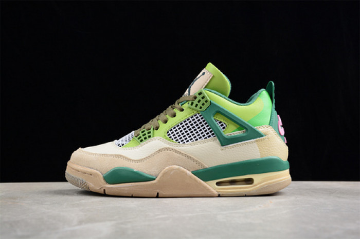air jordan 4 retro white/grey/brown/green aj4-kncw2