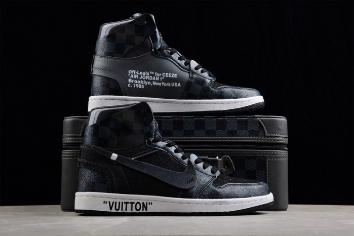 ofw x air jordan 1 customs mens - aq081