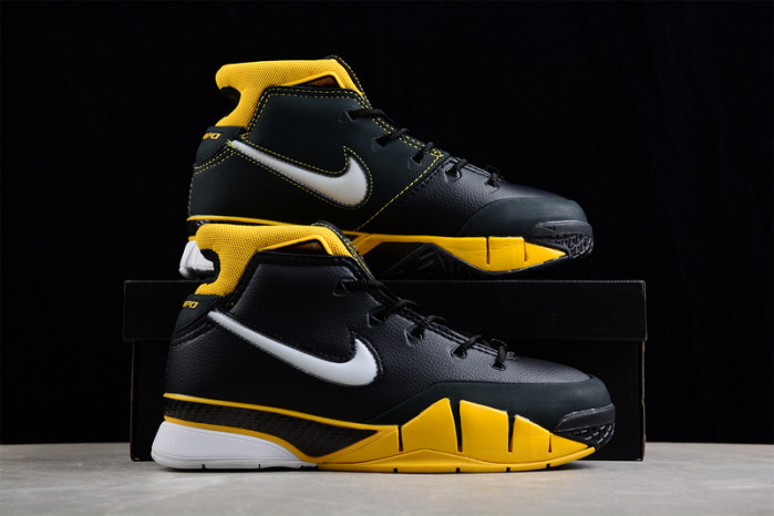 nike kobe 1 protro black maize - aq2728-003