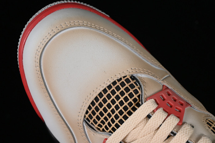 jordan air jordan 4 retro white/red/black/yellow aq9129-105