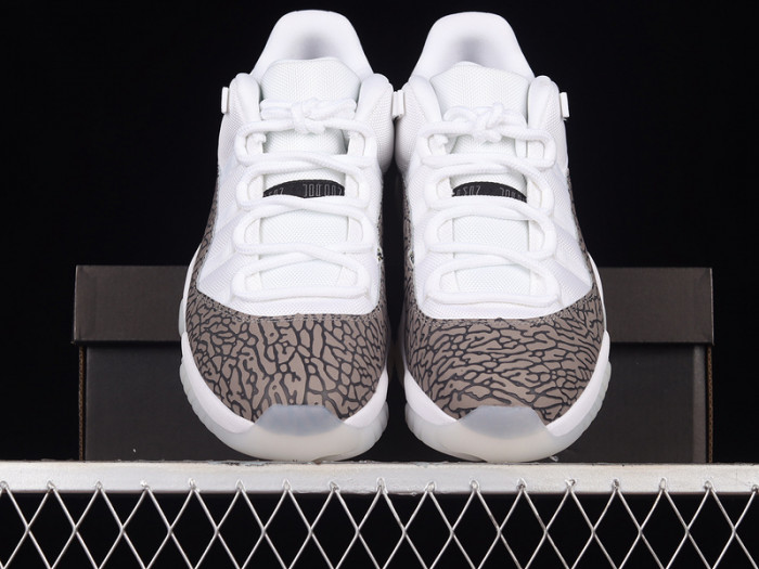 air jordan 11 low “white cement” av2187- 140