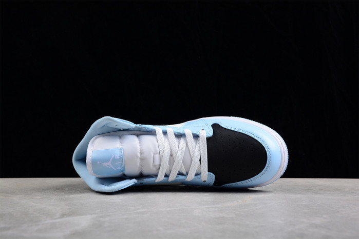 jordan 1 mid ice blue - 555112-401