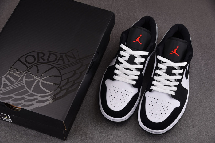 Air Jordan 1 Low SE White Fire Red Black Matte Silver HF3148-106