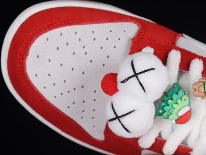 nike dunk low 85 christmas white red brown do9457-112