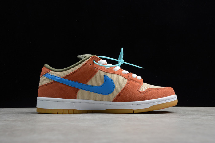 nike sb dunk low corduroy dusty peach bq6817-201