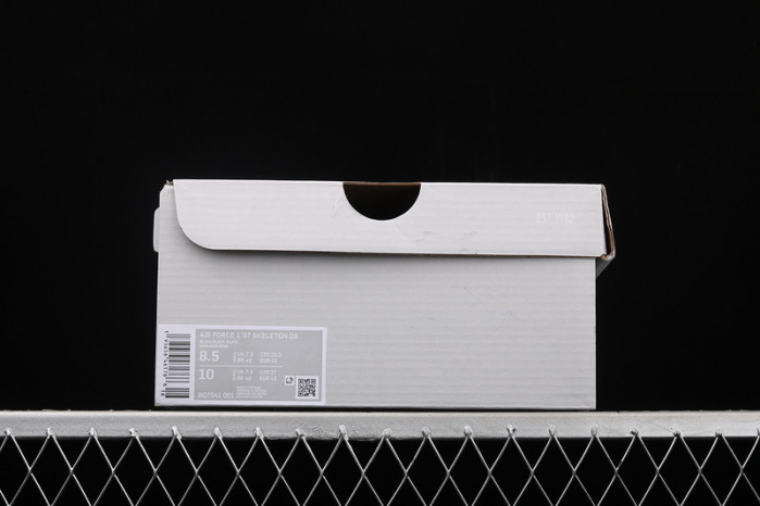 nike air force 1 low black skeleton halloween bq7541-001