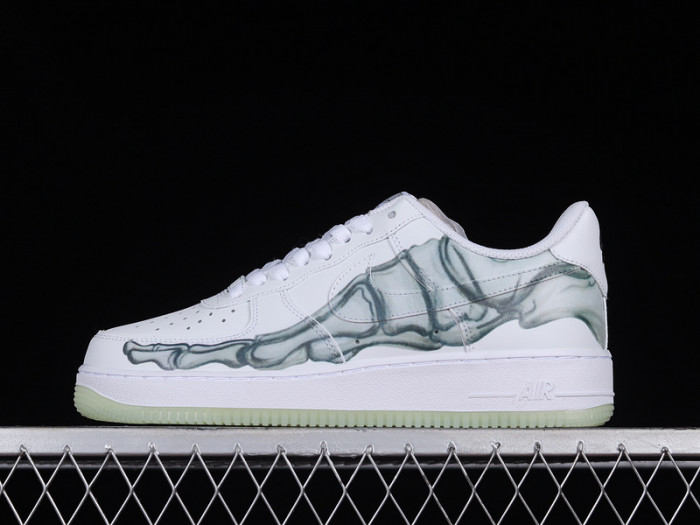 nike air force 1 low skeleton halloween bq7541-100