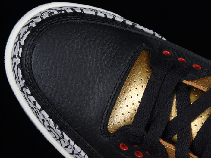 air jordan 3 black gold wmns ck9246-067