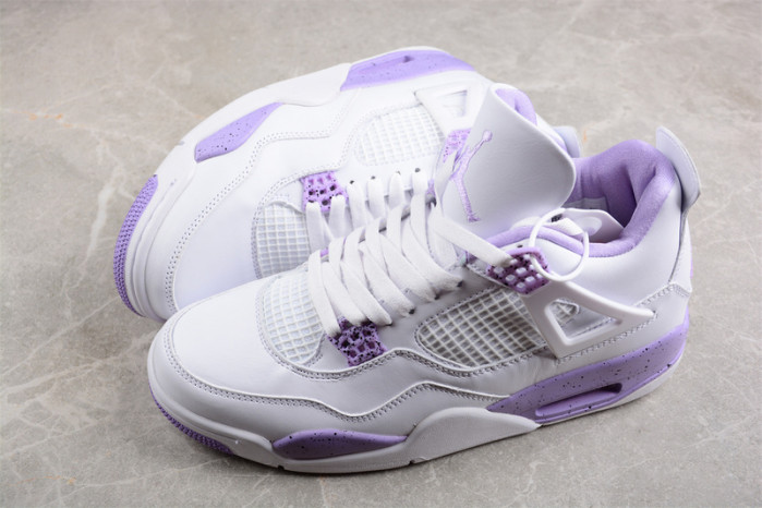 air jordan 4 white and purple ct8527-115