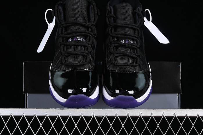 air jordan 11 retro white/black/purple ct8812-999
