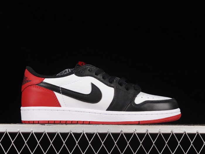 air jordan 1 low og "black toe" cz0790-106
