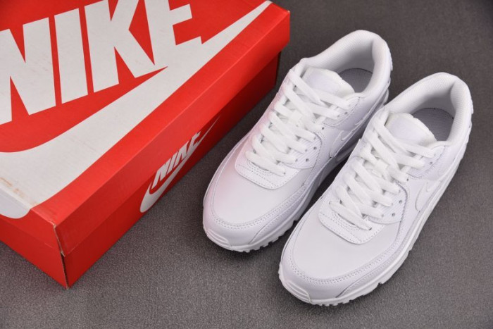 Nike Air Max 90 Leather Triple White CZ5594-100