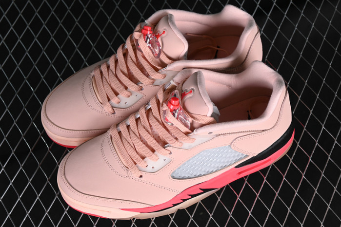 air jordan 5 retro low girls that hoop arctic orange/red/black da8016-806